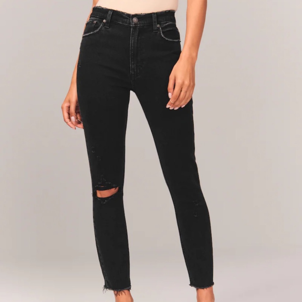 Abercrombie High Rise Skinny Jean Curve Love
